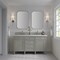 James Martin Vanities Brittany 60in Double Vanity, Urban Gray w/ 3 CM White Zeus Quartz Top 650-V60D-UGR-3WZ - alternate 4